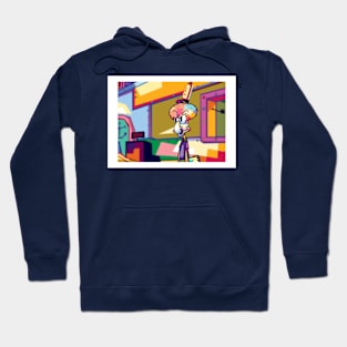 Colorful Pop art of Squidward Hoodie